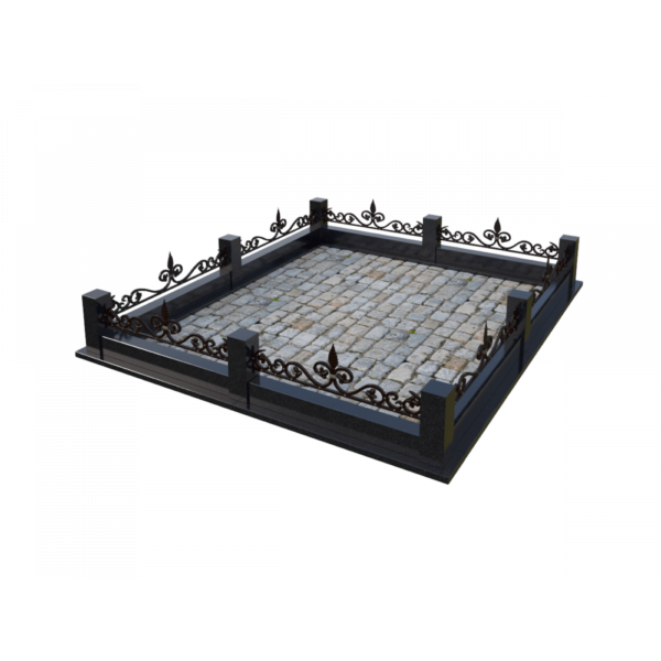 Кованая ограда 01