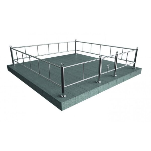 Ограда из нержавейки 01