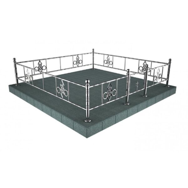 Ограда из нержавейки 12