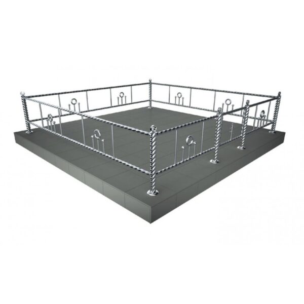 Ограда из нержавейки 06