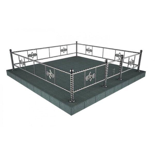 Ограда из нержавейки 09